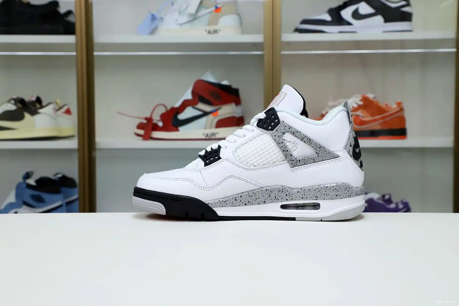 Retro Cement Air Jordan 4 White Kimikick 0414